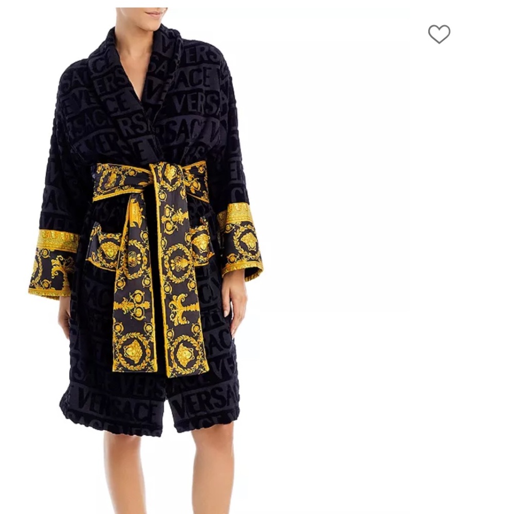 Versace— "I Love Baroque" Robe, Size L